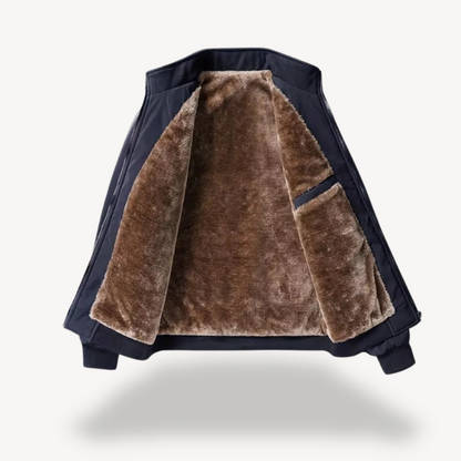 Men's Sherpa-Lined Winter Jacket