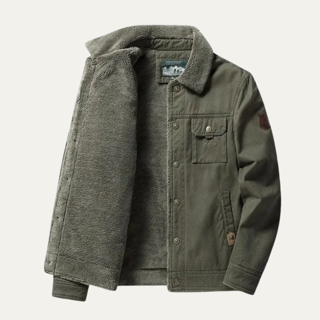 Men’s Sherpa Lined Utility Jacket