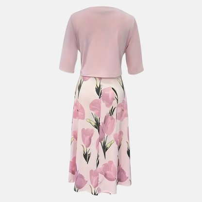 Isla A-Line Maxi Dress | Floral V-Neck Sleeveless Dress