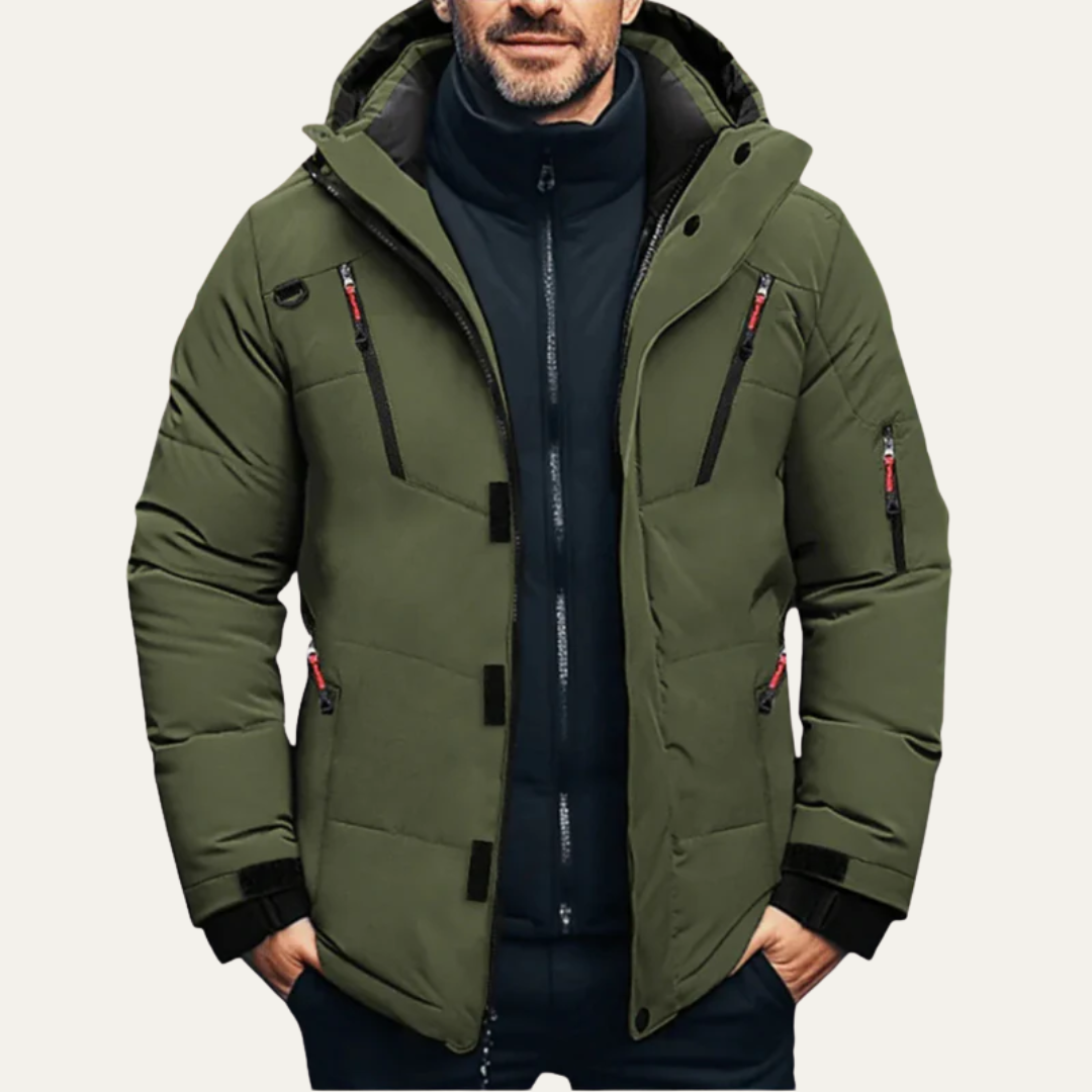 Men’s Multi Layer Quilted Winter Parka