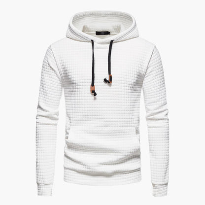 Warm Mens Graphic Hooded Sweatshirt for Winter
