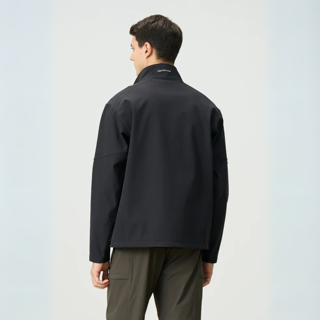 Mark – Black Bomber Jacket Men - Stylish Oversized | Outdoor Jacket