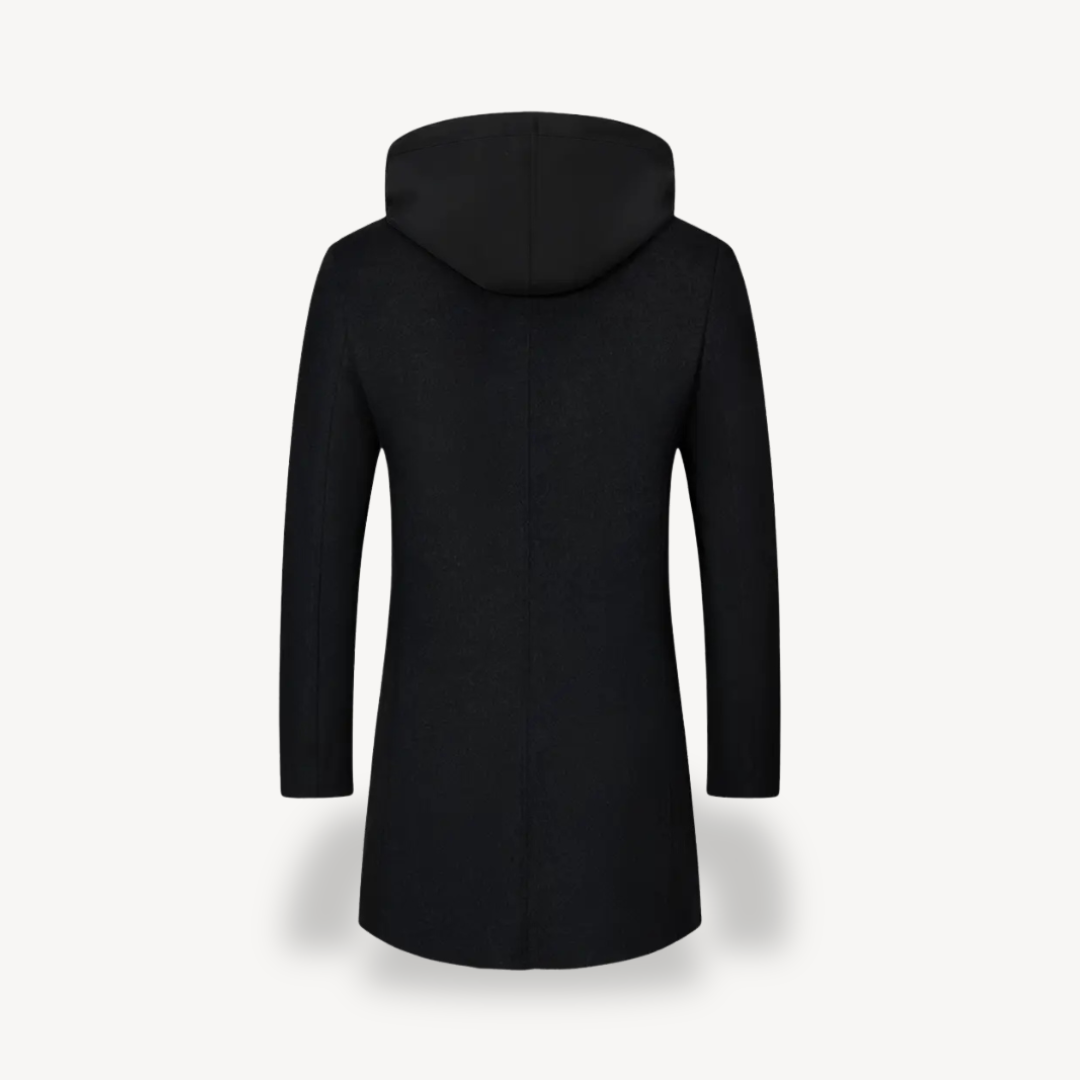 Modern Hooded Overcoat for Men