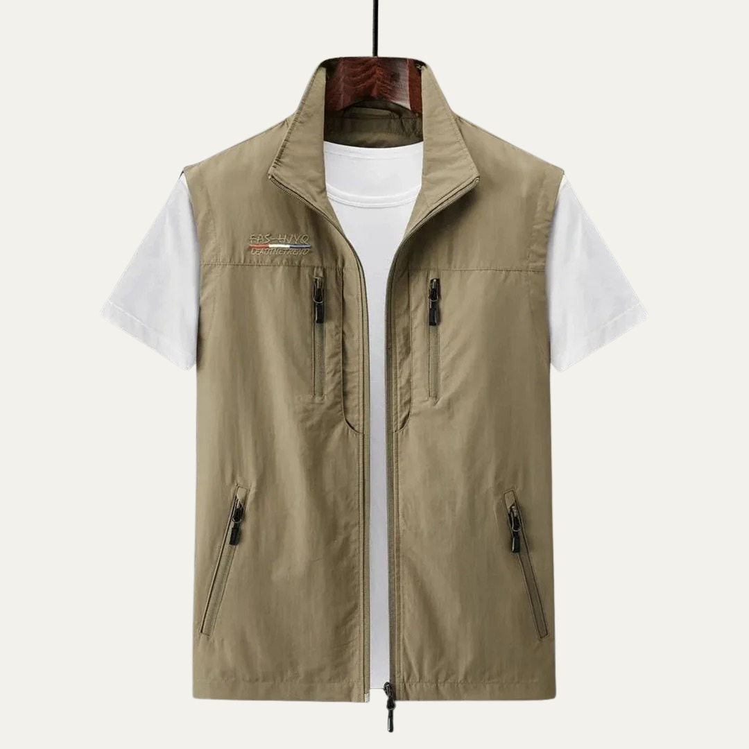 Men’s Lightweight Utility Zip Vest