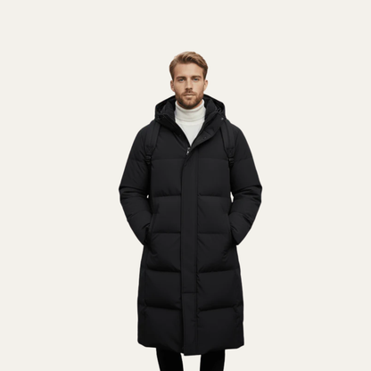 Men’s Extra-Long Quilted Puffer Parka