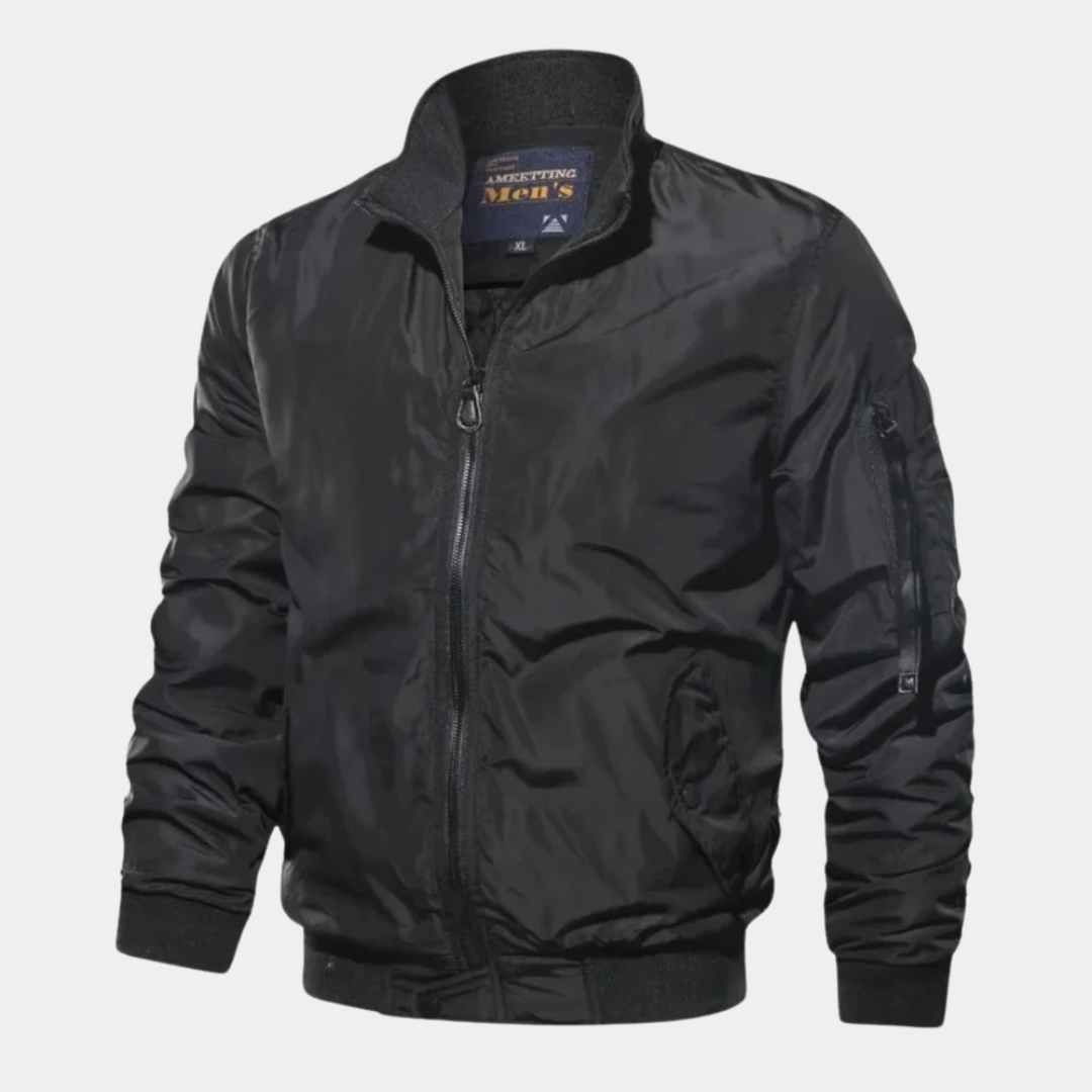 Men’s Sleek Padded Bomber Jacket