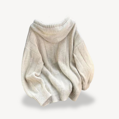 Knitted Hoodie Sweater for Women