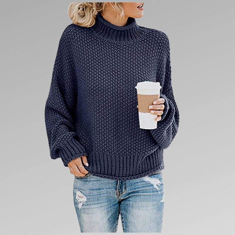 Comfy Women's Large Turtleneck Jumper Sweater
