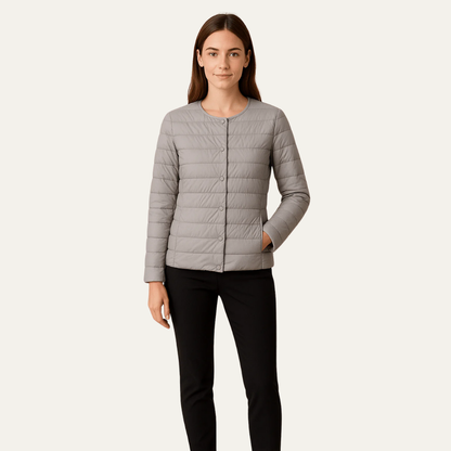 Women’s Lightweight Quilted Snap Jacket