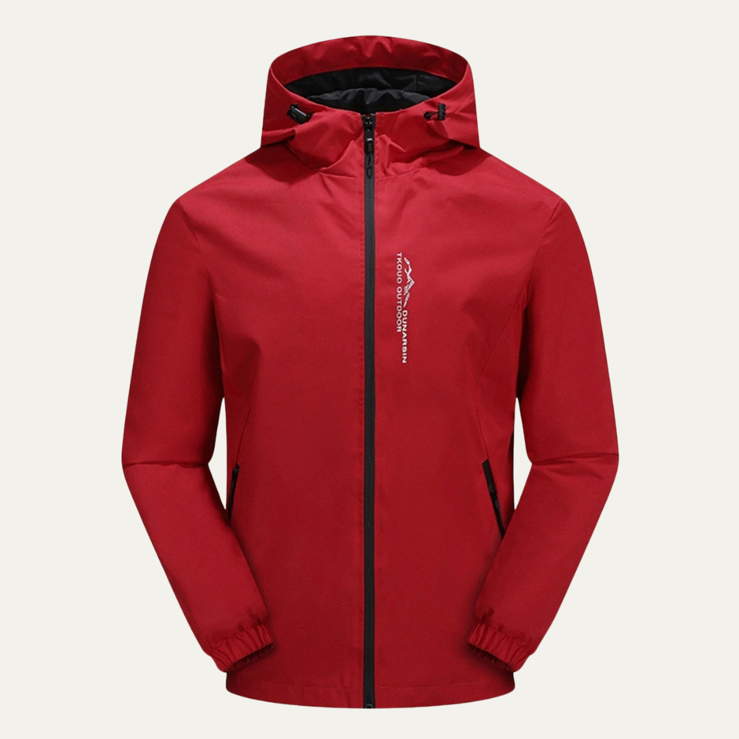 Men’s Lightweight Hooded Athletic Windbreaker