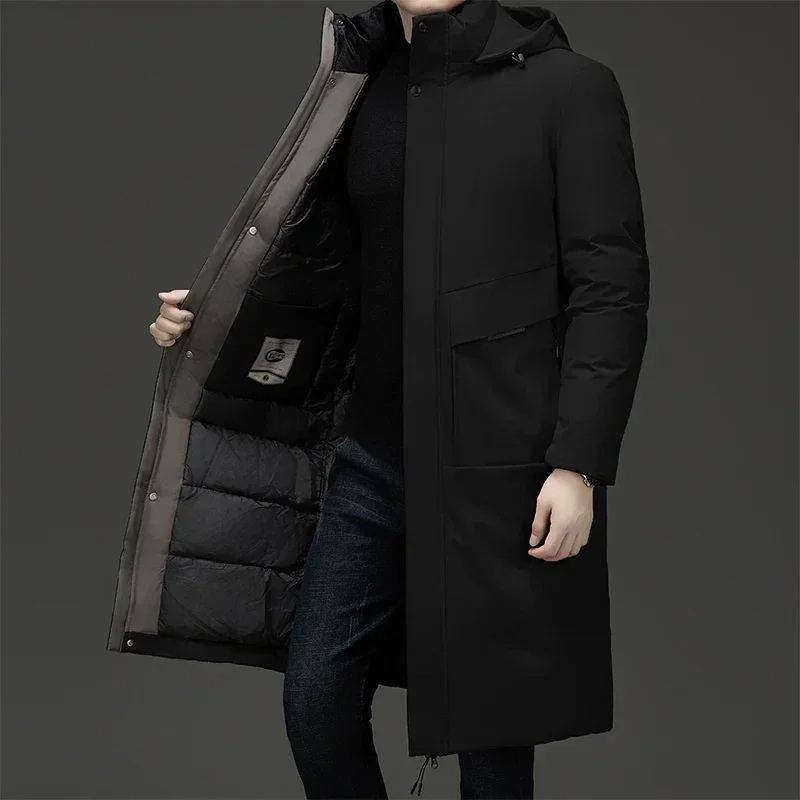 Warm Men's Parka Hooded Winter Coat