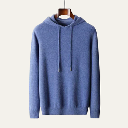 Men’s Fine-Knit Hoodie Sweater