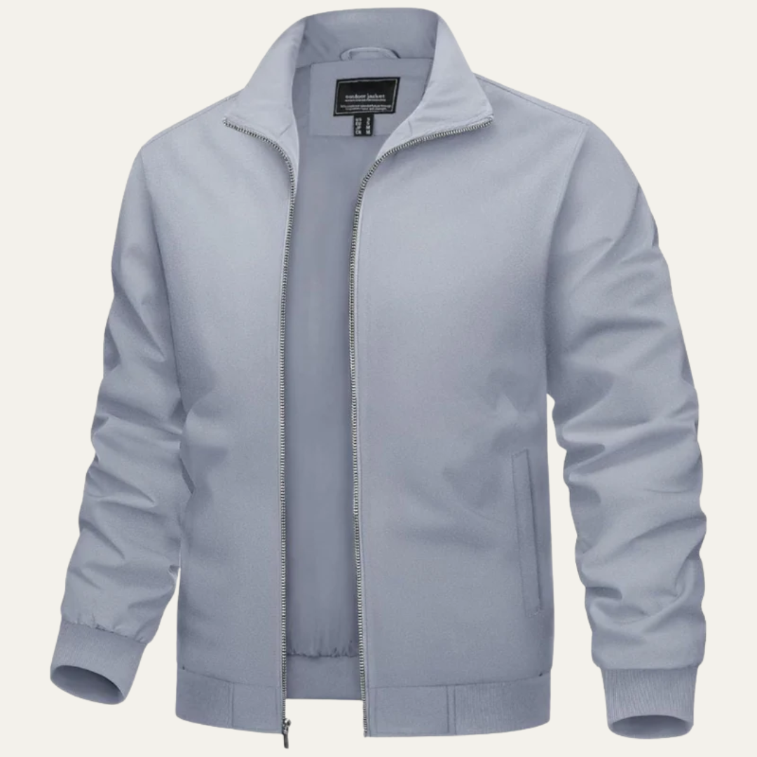 Men’s Lightweight Full Zip Windbreaker Jacket