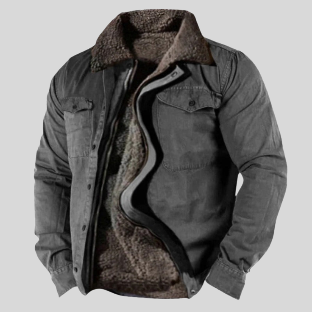 Men’s Sherpa Collar Workwear Jacket