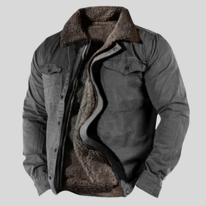 Men’s Sherpa Collar Workwear Jacket