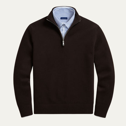 Men’s Modern Quarter Zip Knit Pullover