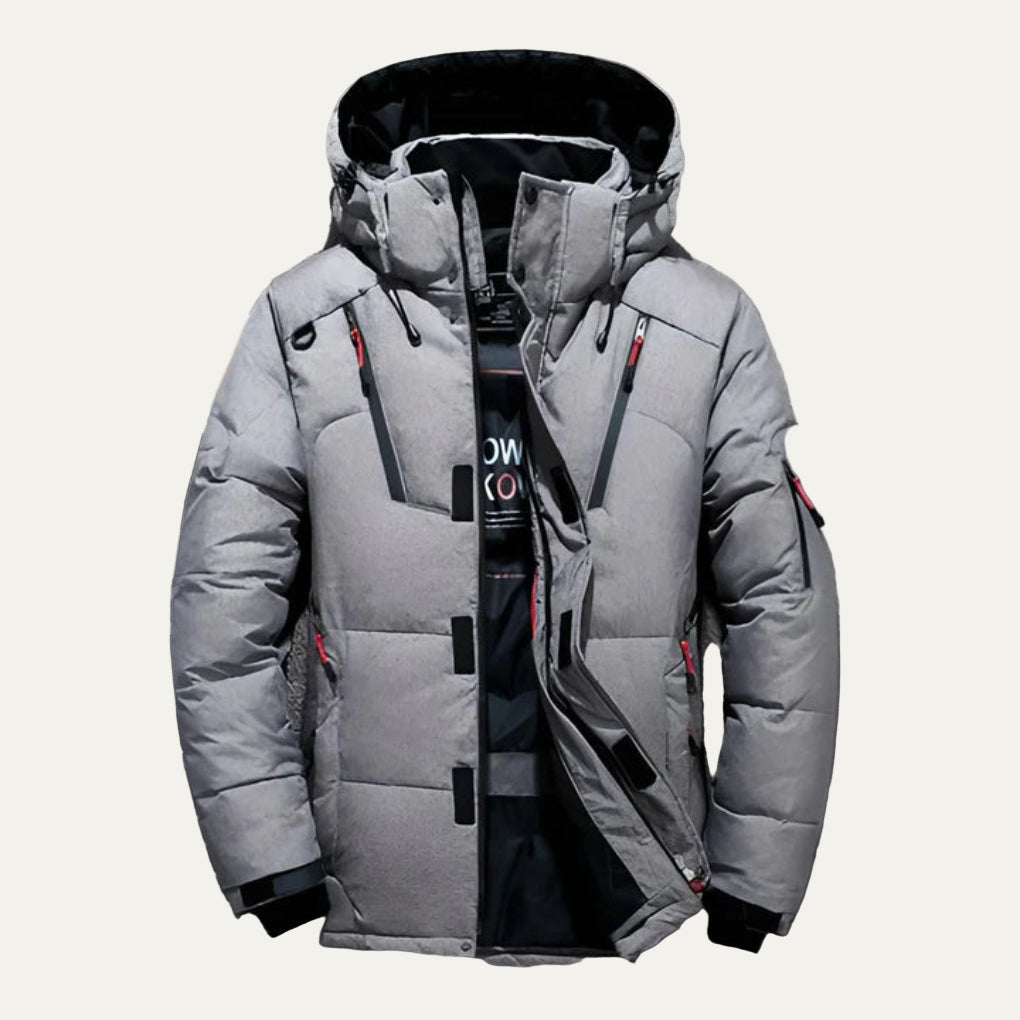 Men’s Quilted Hooded Winter Puffer Jacket