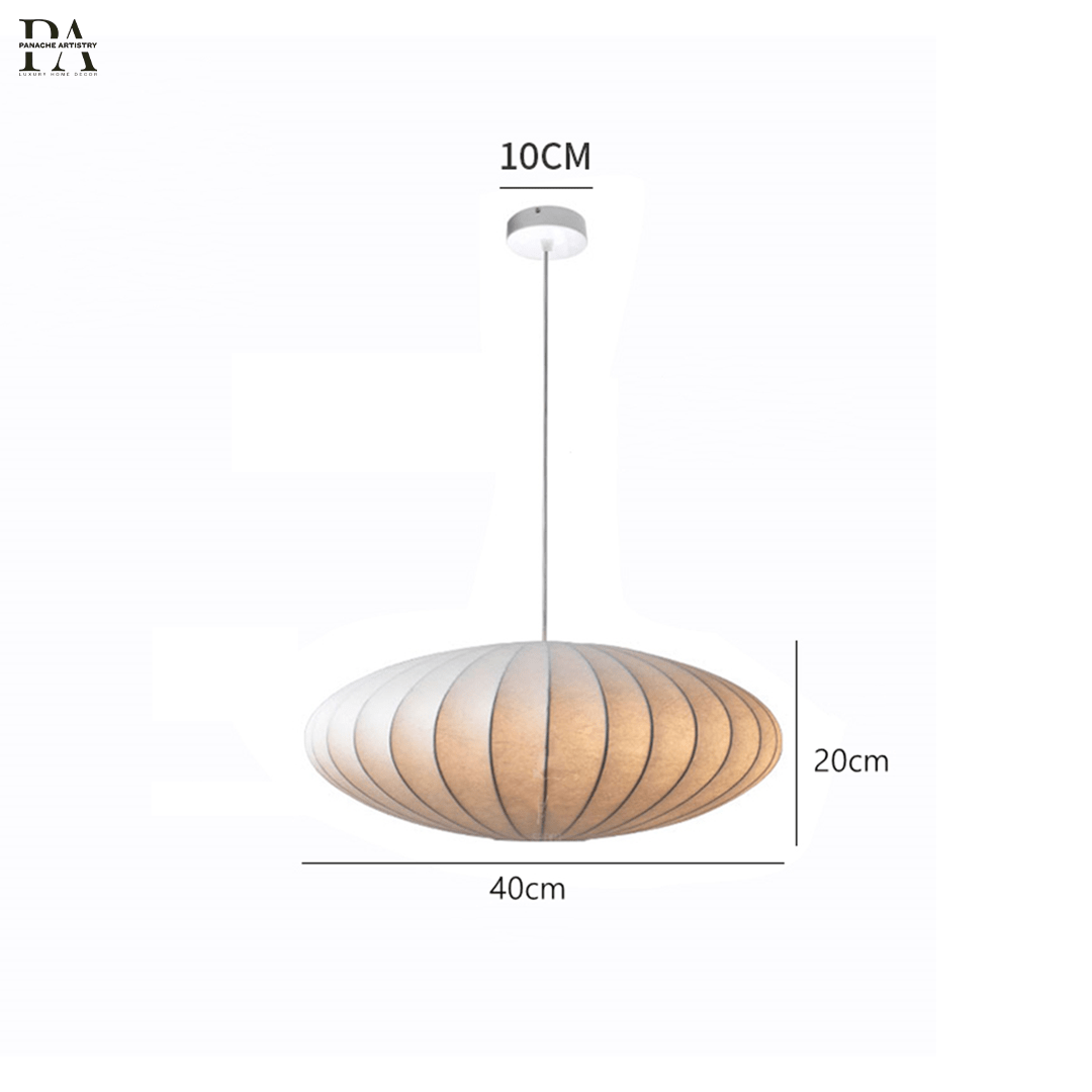 Calming Glass Hanging Lamp