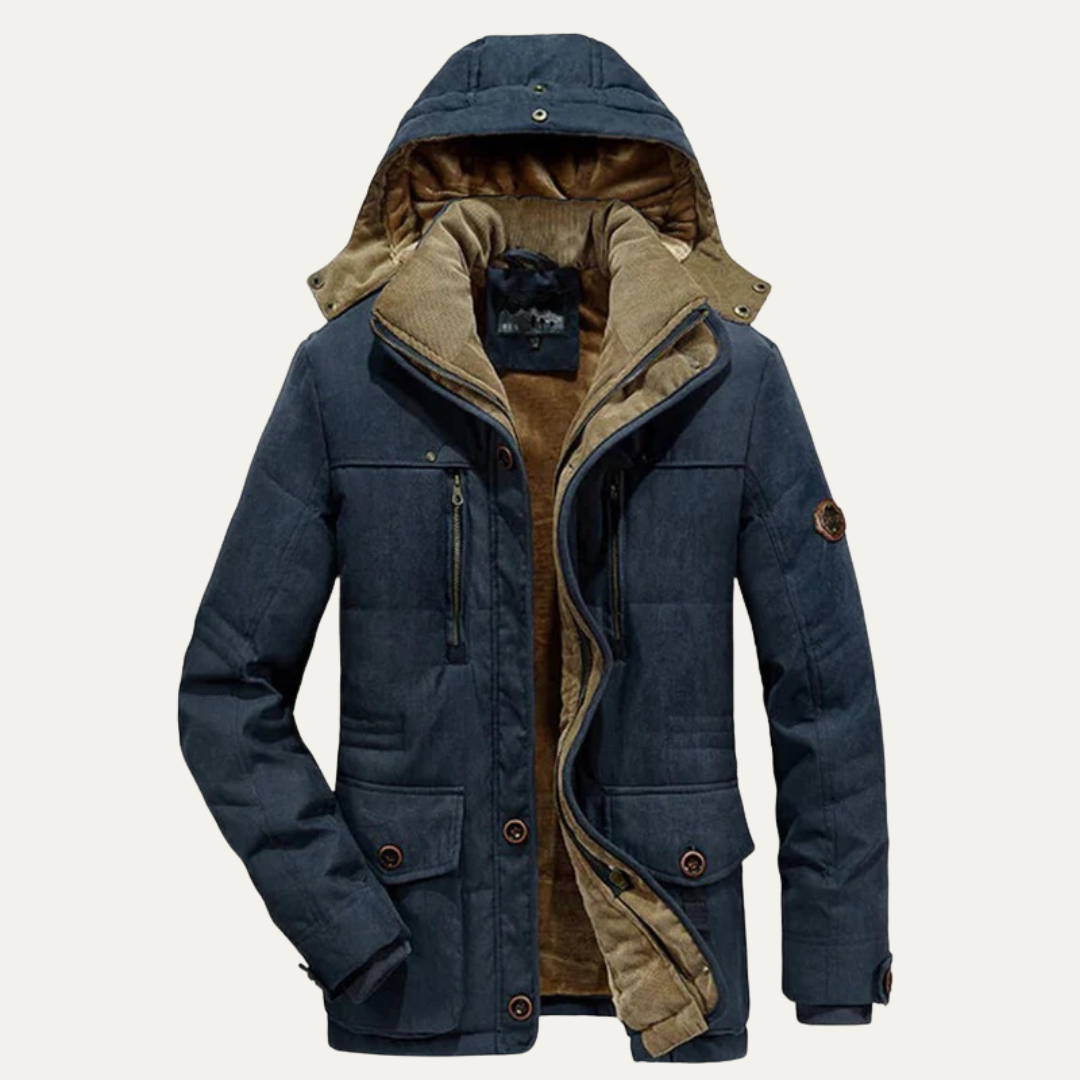 Men’s Heavy Duty Fur Lined Winter Parka