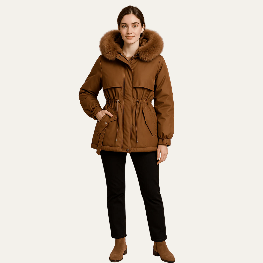 Women’s Stylish Hooded Parka Jacket