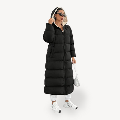 Women’s Black Hooded Puffer Coat