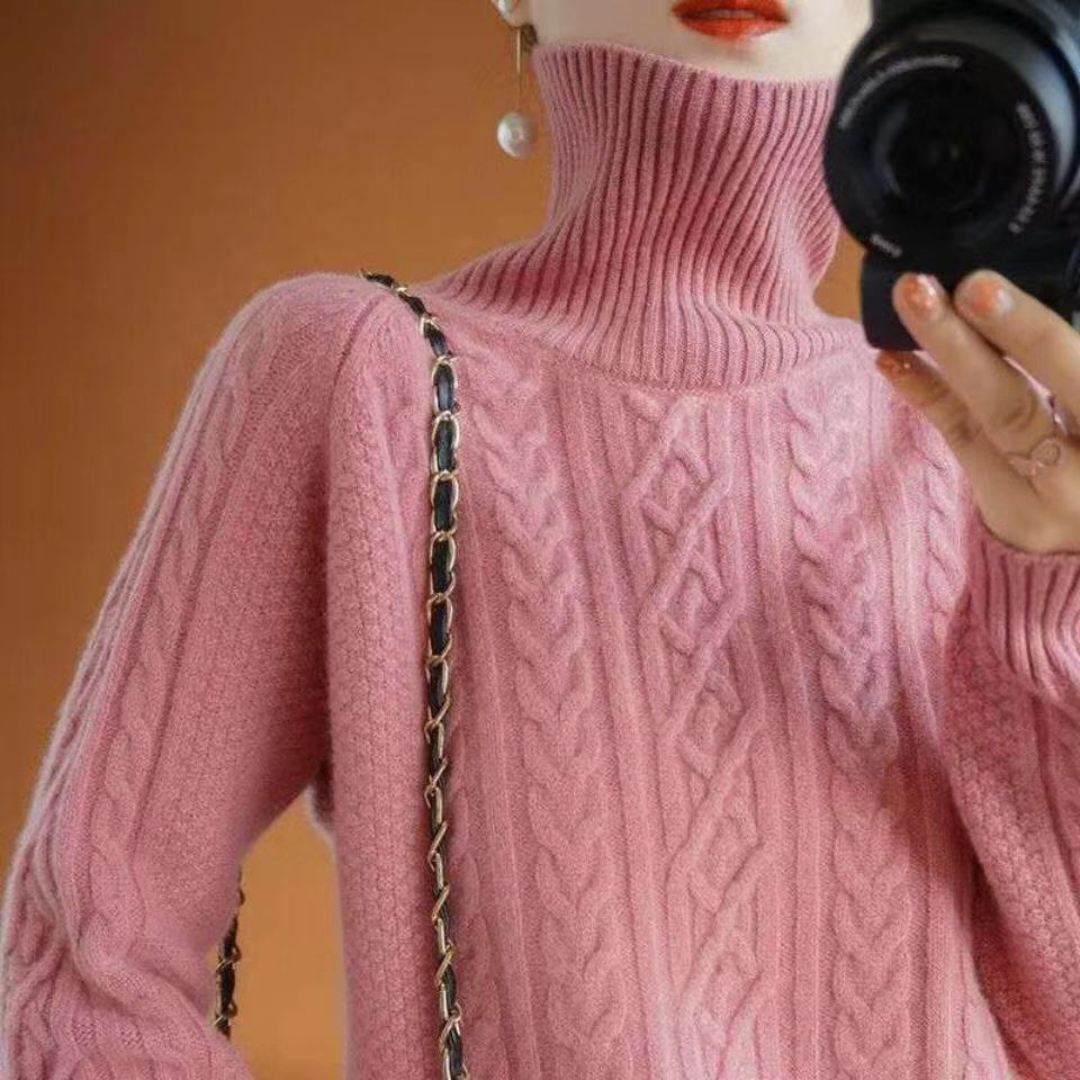 Judy | Women's Knitted Sweater | Turtleneck | Warm