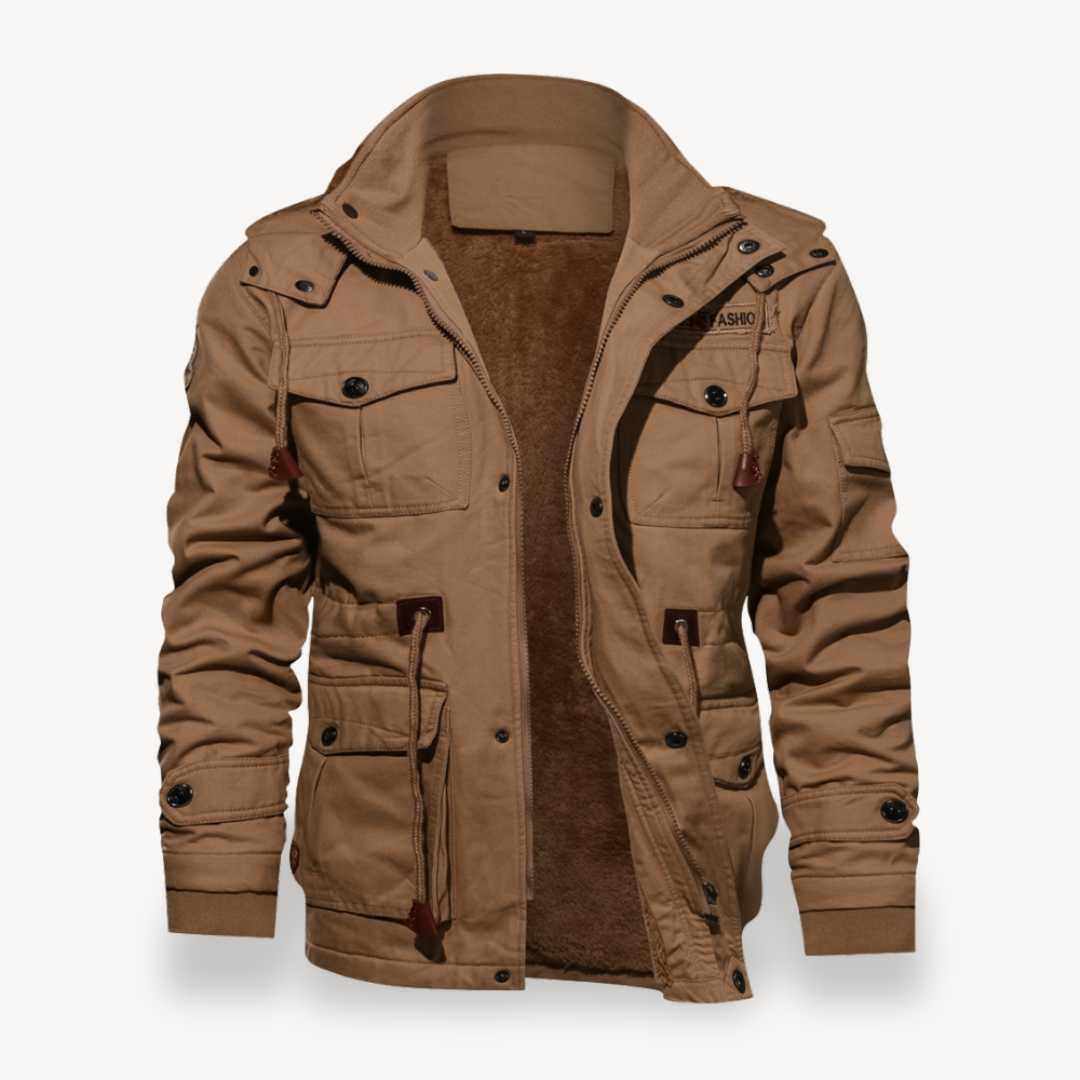Warm Winter Bomber Jacket Men
