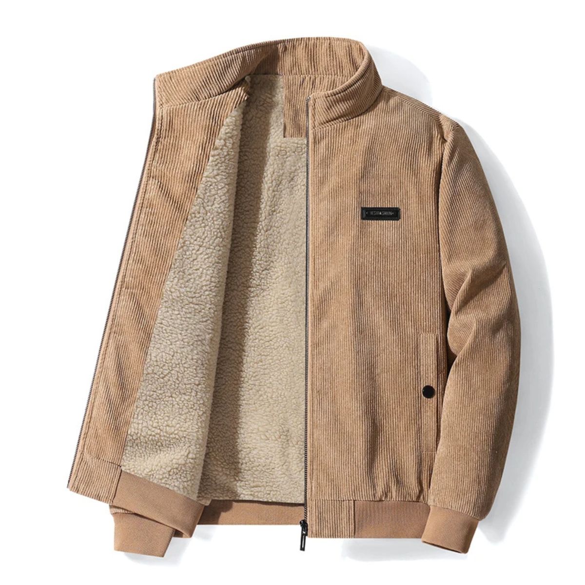 The Vilnius Fleece Lined Outdoor Corduroy Jacket for Men