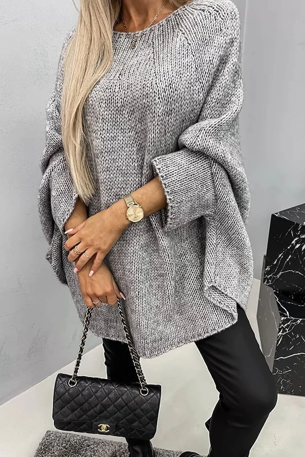 Warm Women's Big Crew Neck Sweater
