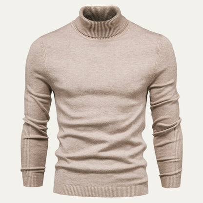 Men’s Modern High Collar Turtleneck Sweater