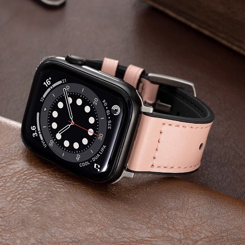 Stylish Leather Smartwatch Strap for Apple Watch
