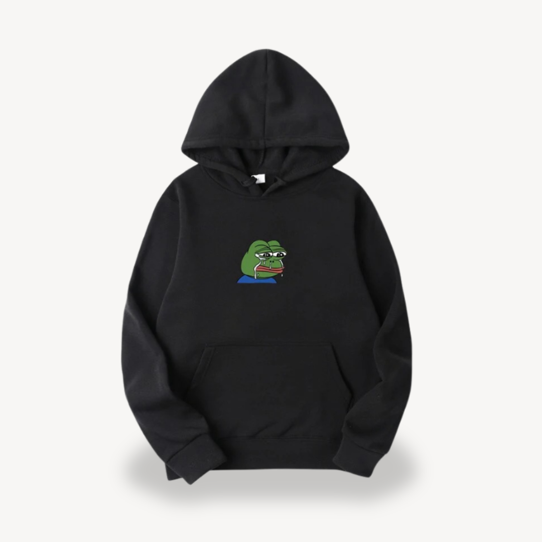Pepe Frog Graphic Hoodie for Men