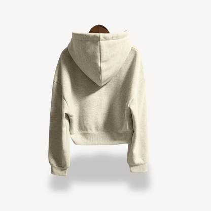 Cropped Zip Hoodie for Women