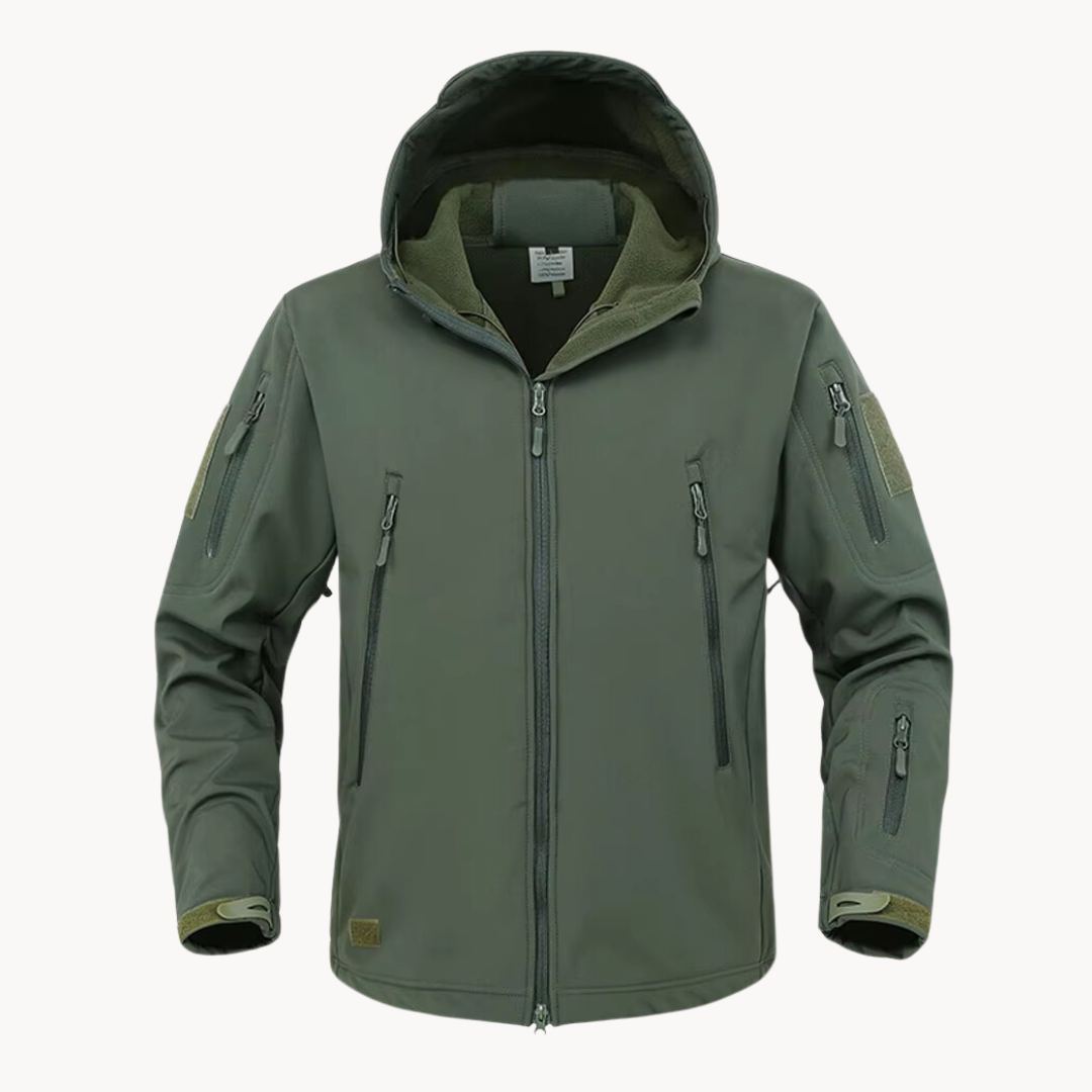Men’s Tactical Full Zip Hooded Jacket