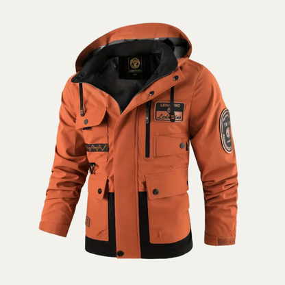 Men’s Technical Utility Jacket with Detachable Hood