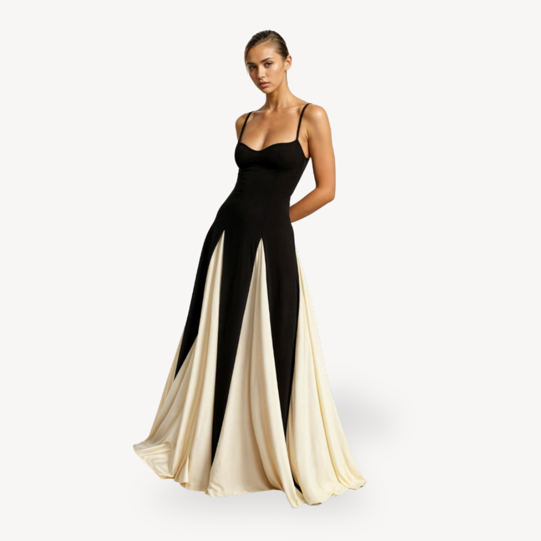 Women's Satin Evening Maxi Dress