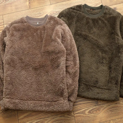 The Merano Men’s Ultra Soft Coral Velvet Winter Jumper