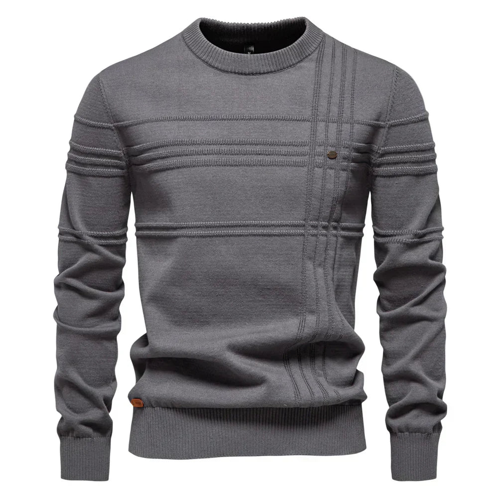 Joseph | Men's Sweater with Chest Pattern