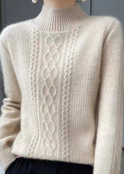 Warm Women's Cable Knit Winter Sweater