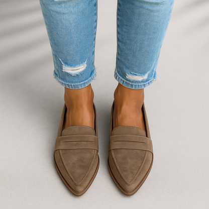 Selena | Classic Stylish Slip On Loafers - BritishElegance