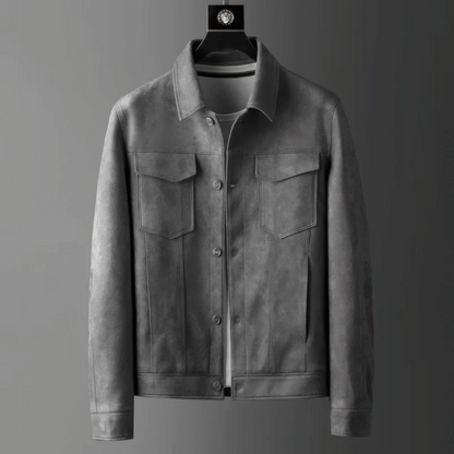 Men's Suede Shirt Jacket | Casual