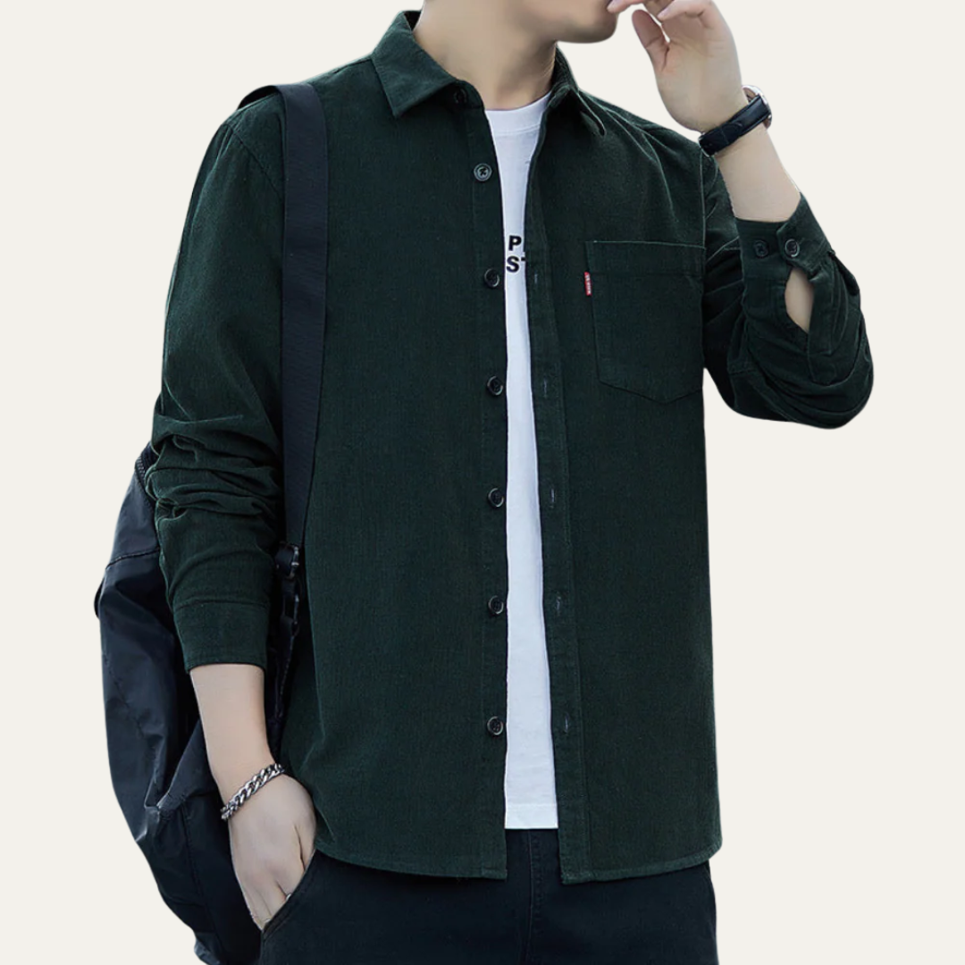 Men’s Classic Corduroy Button Down Shirt
