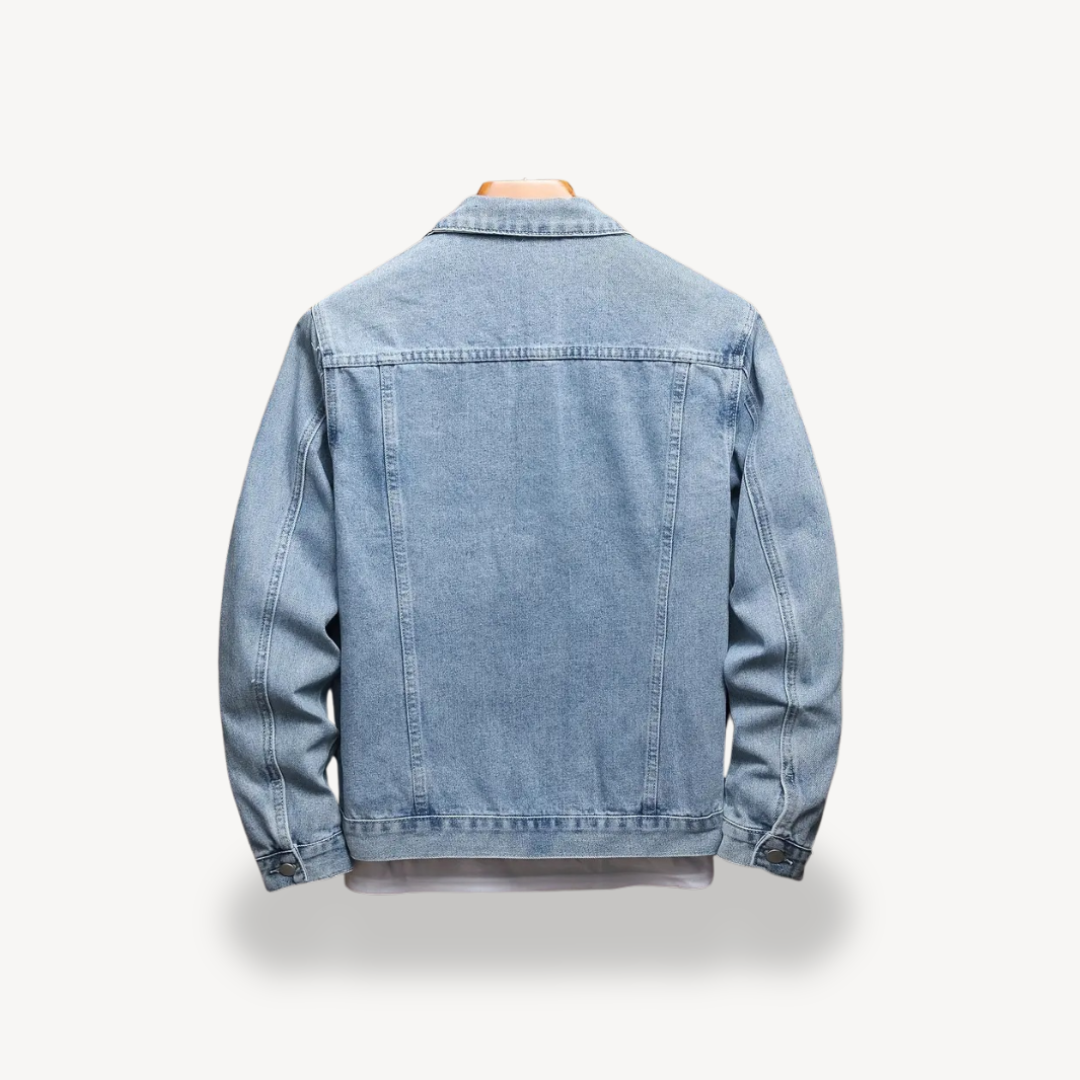 Light Blue Denim Jacket for Men