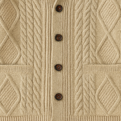 The Winchester 100% Cashmere Cardigan for Men
