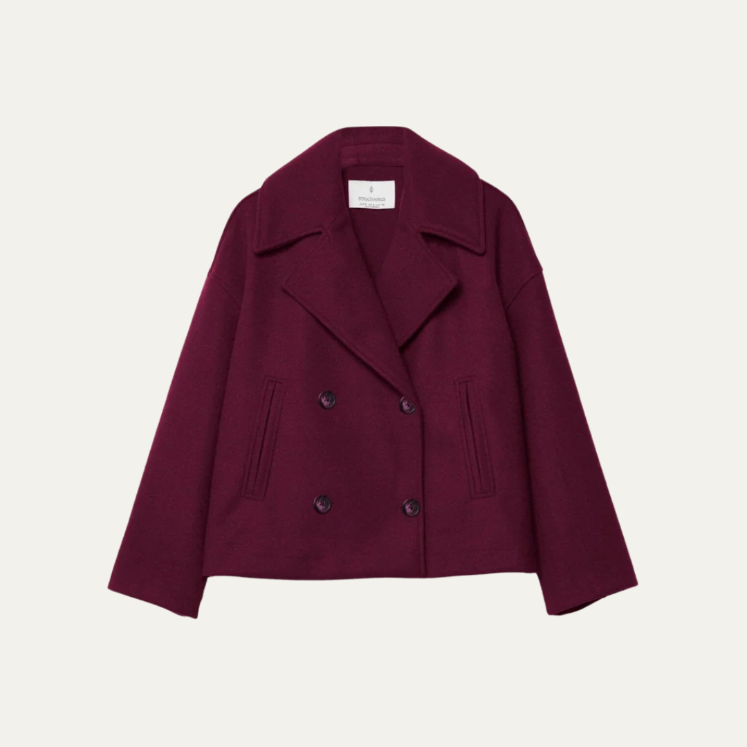 Women’s Timeless Chunky Cropped Peacoat