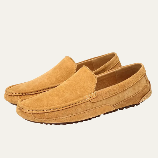 Men’s Suede Hand-Stitched Moccasins
