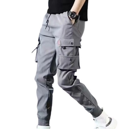 Relaxed Fit Cargo Pants with Multiple Pockets