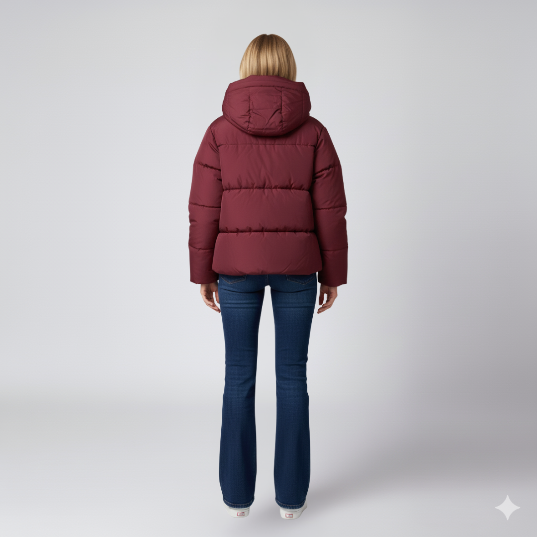 Julie | Puffer Jacket - Oversized Quilted High-Collar Winter Outerwear for Women