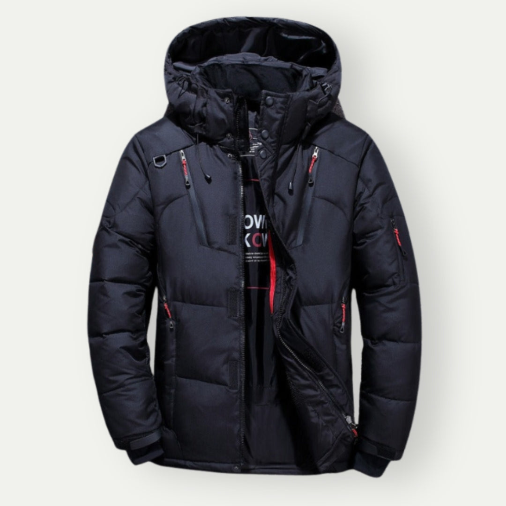 Men’s Insulated Quilted Hooded Puffer Jacket