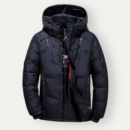 Men’s Insulated Quilted Hooded Puffer Jacket